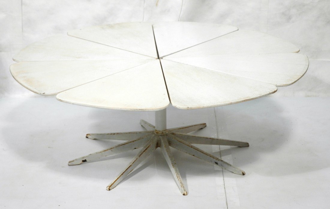 Richard Schultz Knoll Petal Coffee Table. Large: Richard Schultz Knoll Petal Coffee Table. Large form. White.-- Dimensions: H: 15 inches: W: 41.25 inches ---