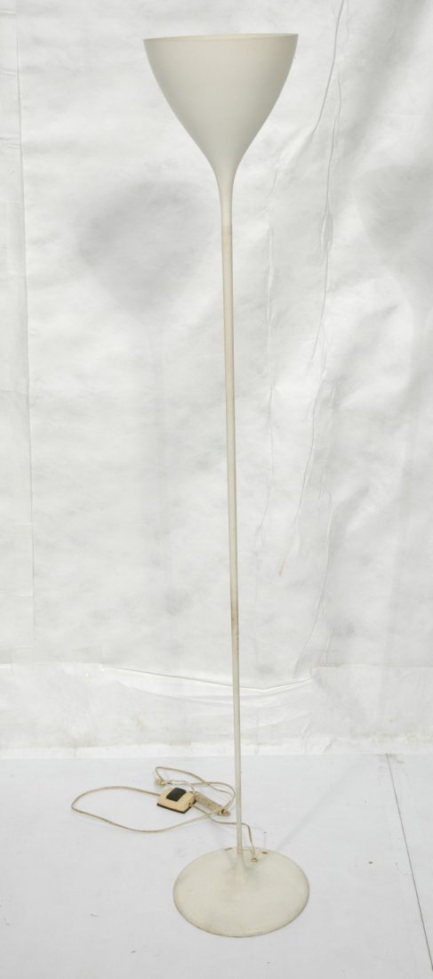 MAX BILL for GEORGES KOVACS Tulip Floor Lamp. Wi: MAX BILL for GEORGES KOVACS Tulip Floor Lamp. With KOVACS purchase form from 1968. -- Dimensions: H: 65 inches: W: 10.5 inches ---