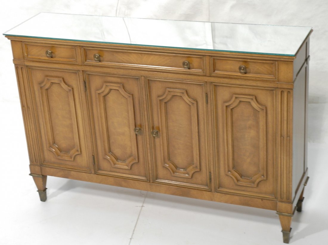 American Modern Mirror Top Console. WEIMAN.: American Modern Mirror Top Console. WEIMAN.-- Dimensions: H: 30.5 inches: W: 45 inches: D: 12 inches ---