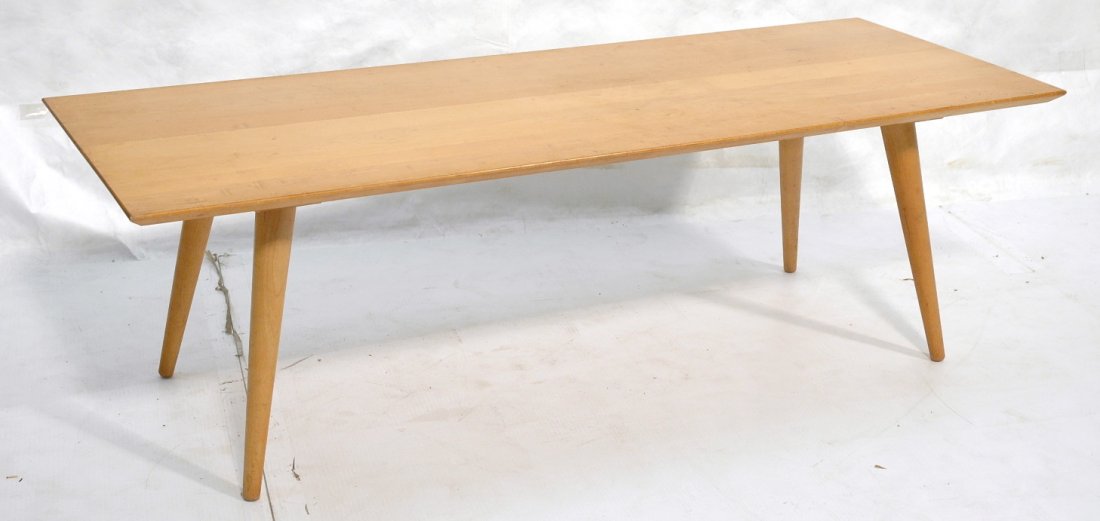 Paul McCobb Planner Group Coffee Cocktail Table.: Paul McCobb Planner Group Coffee Cocktail Table. Tapered legs.-- Dimensions: H: 15 inches: W: 48 inches: D: 18 inches ---