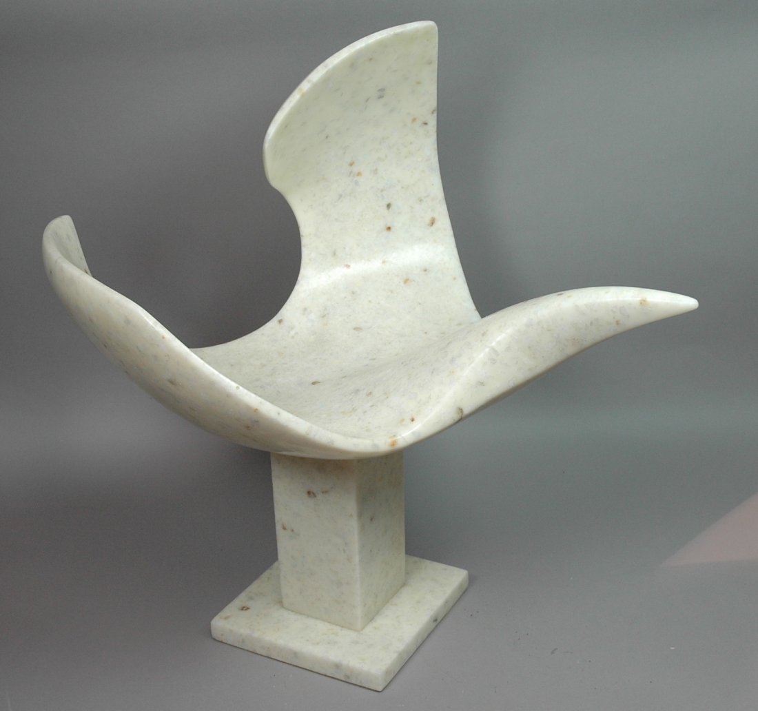 MASATOYO KISHI Cast Stone Sculpture. KUKI modern