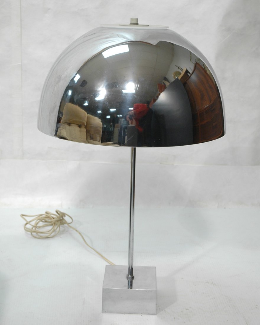 70's Modern Chrome Table Lamp. Dome Shade. Dec 11, 2013 Uniques
