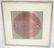 Red Circle Moire Op Art Print. REGINALD H NEAL. - 2