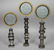 Set 3 Tabletop Magiscope Sculptures Engraved F. B