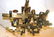 GAETANO SCIOLARI Chandelier. Brushed bronze metal - 4