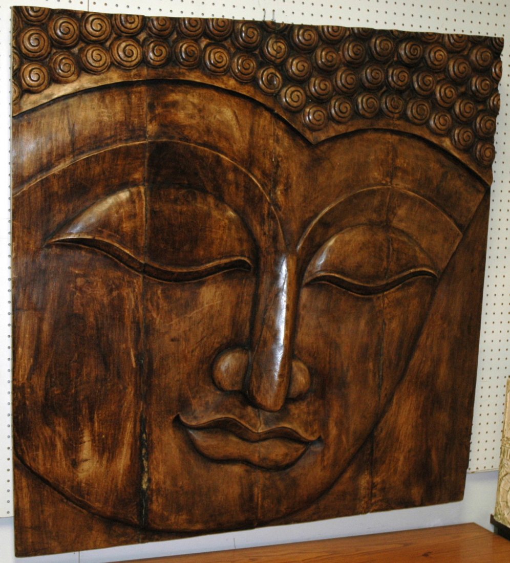 Large Decorator Carved Wood Panel Buddha Face Th Feb 04 2018 Large Decorator Carved Wood Panel Buddha Face Th Feb 04 2018 Uniques Antiques Inc In Pa