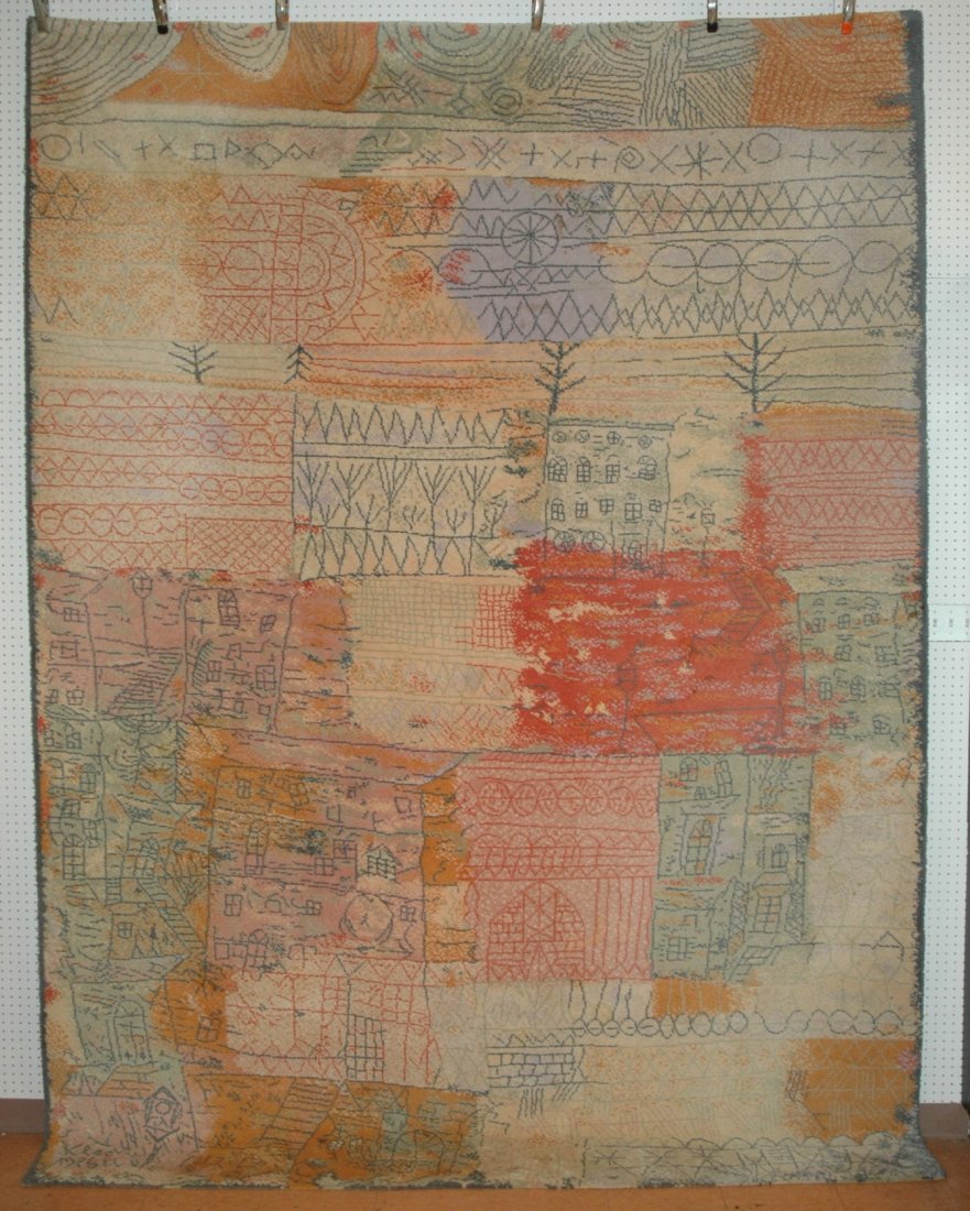 Paul Klee Florentine Villa EGE Carpet Rug. EGE D: Paul Klee Florentine Villa EGE Carpet Rug. EGE Denmark carpet. Retailed by Einstein Moomjy.-- Dimensions: H: 11' inches: W: 8'2 inches ---