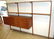 Danish Modern Teak Wall Shelf Unit. Two 4 Drawer