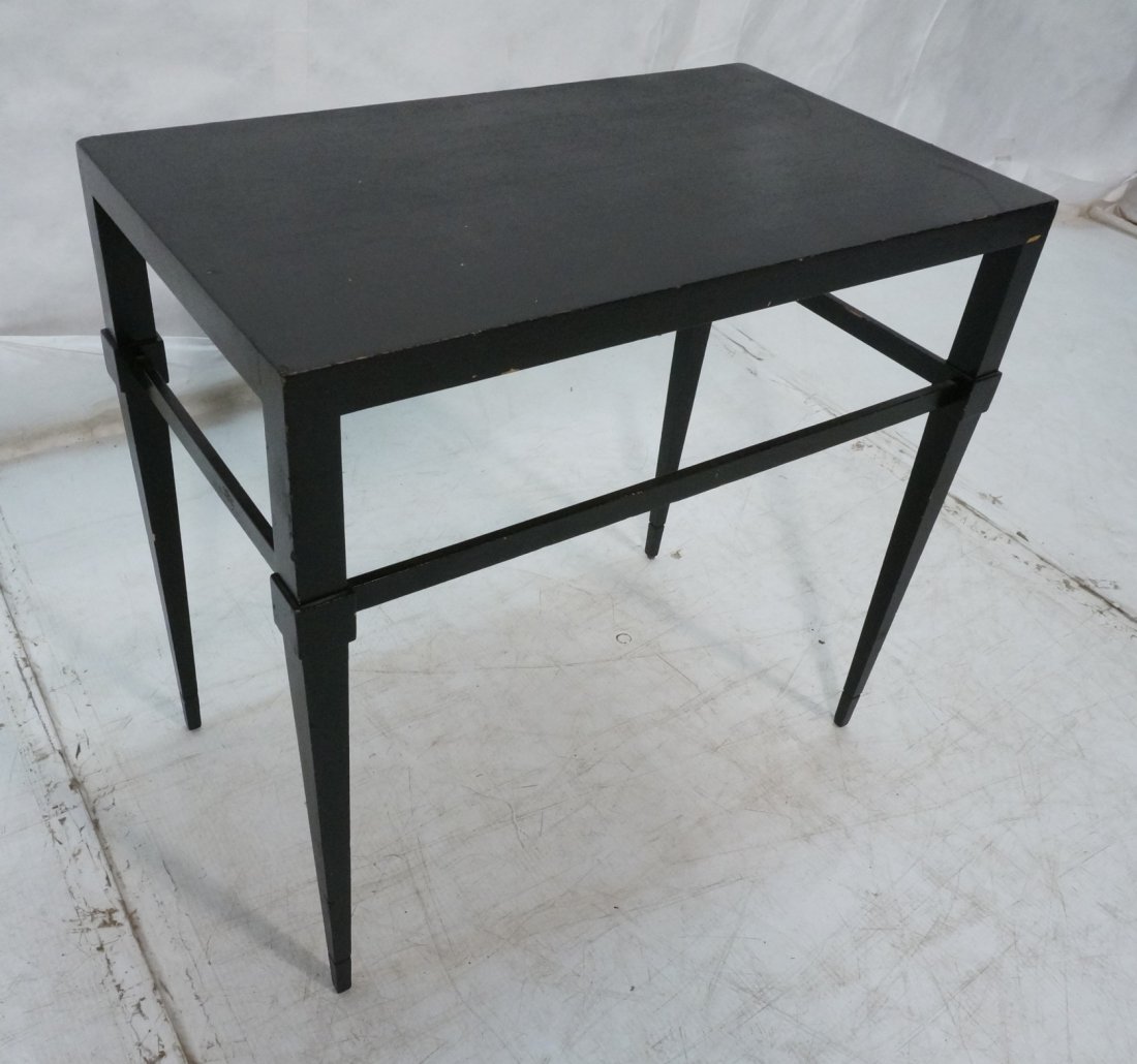 Parzinger style CHARAK MODERN Table. Square top w: Parzinger style CHARAK MODERN Table. Square top with tapered legs.-- Dimensions: H: 24.5 inches: W: 25.5 inches: D: 15.25 inches ---