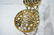 Pr SARREID Style Brass Corseted Stools. Pierced t - 5