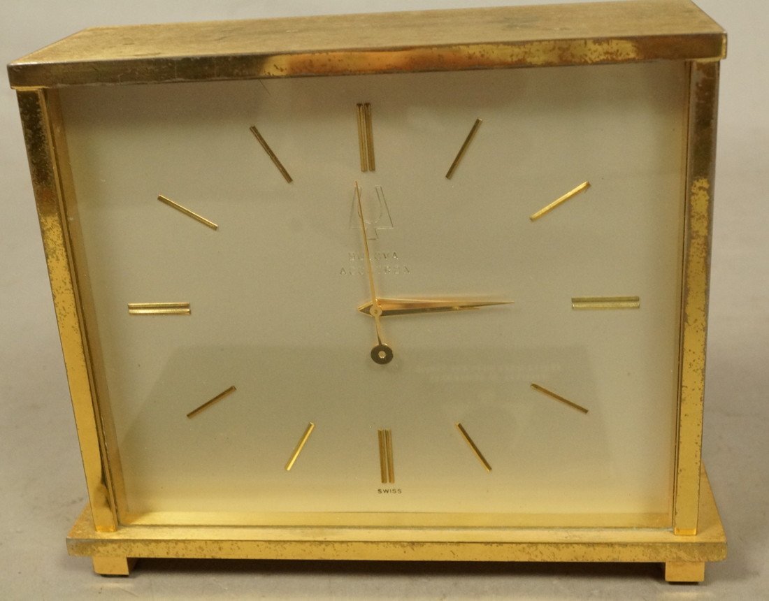 Bulova Accutron Desk Clock. Model 214. Serial