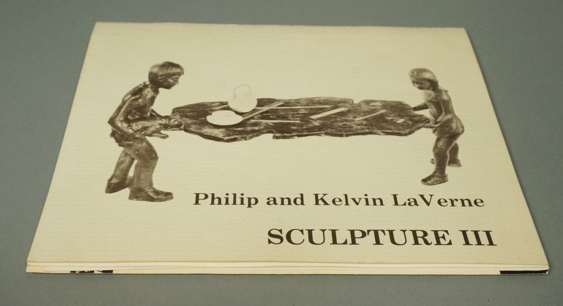 PHILIP & KELVIN LAVERNE Paperwork. Brochures. Cat: PHILIP & KELVIN LAVERNE Paperwork. Brochures. Catalogues. Original Catalogue. Seymour Gallery Ltd Exhibition List. Some photos from Laverne Studios.-- Dimensions: --- US Shipping charge: $9