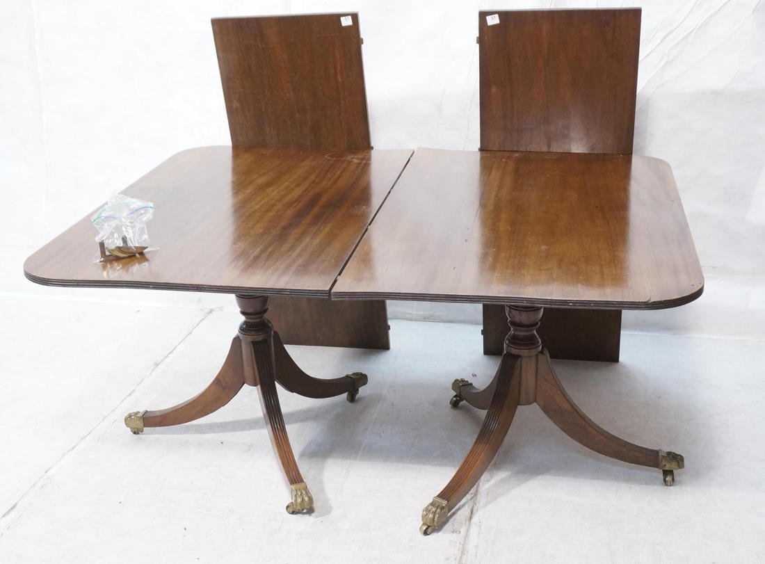 Antique Tilt Top Dining Table. Each side tilts.: Antique Tilt Top Dining Table. Each side tilts. Two 16.5 inch Leaves.-- Dimensions: H: 29.75 inches: W: 60 inches: D: 48 inches ---