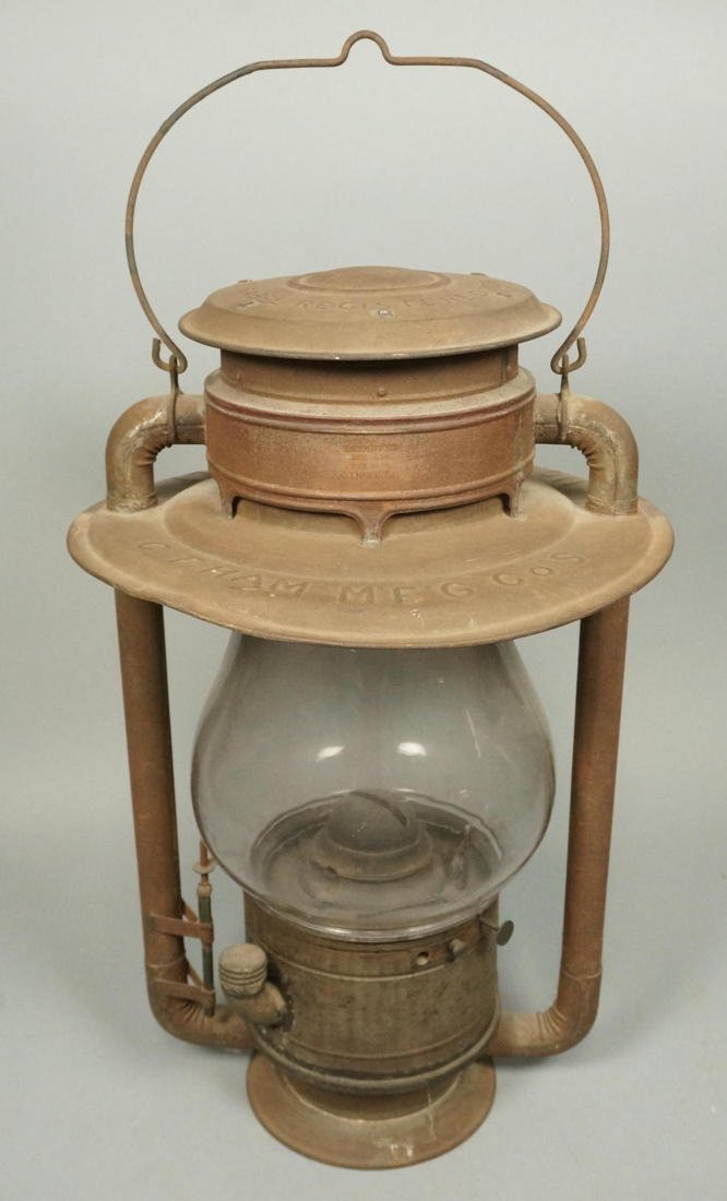 C. T. HAM Mfg Co No 9 Globe Street Lantern.: C. T. HAM Mfg Co No 9 Globe Street Lantern. -- Dimensions: H: 20.5 inches: W: 14 inches --- US Shipping charge: $35