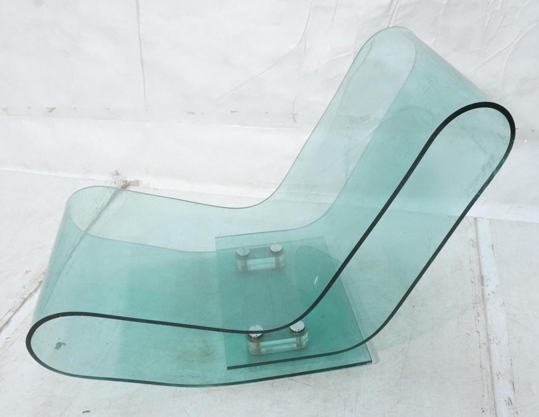 MAARTEN Van SEVEREN LCP Lounge Chair. Bottle Gree: MAARTEN Van SEVEREN LCP Lounge Chair. Bottle Green Molded Plastic Chair. Armless. Not marked.-- Dimensions: H: 25.5 inches: W: 19.25 inches: D: 36 inches ---
