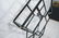 Black diamond shape etagere. Light metal, glass s - 3