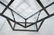 Black diamond shape etagere. Light metal, glass s - 5