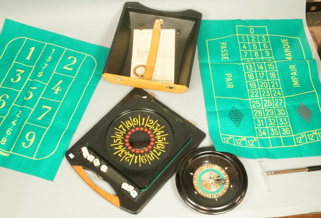 Stylish Leather Case with roulette wheel gaming c (1 of 7)