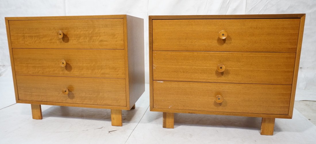 Pr HERMAN MILLER Bachelors Chests. Wood Pulls. Th (1 of 8)