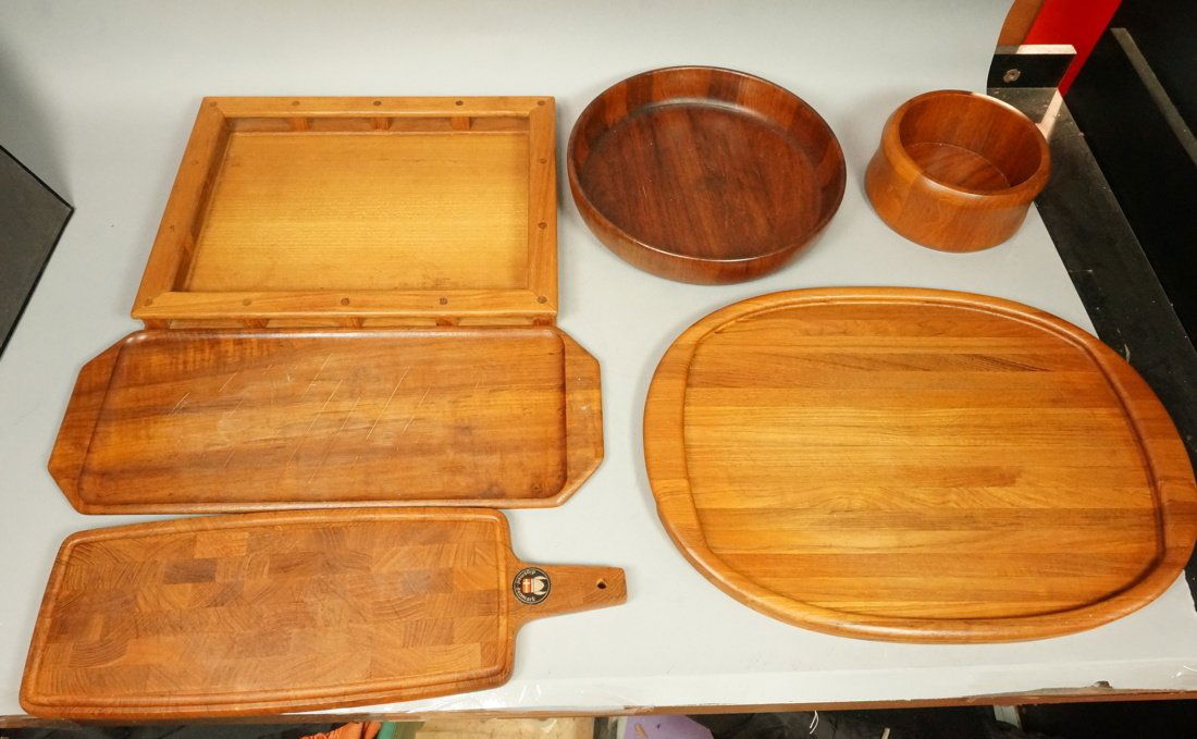 6pc Danish & Sweden Teak Table Ware. Digsmed. DAN (1 of 7)