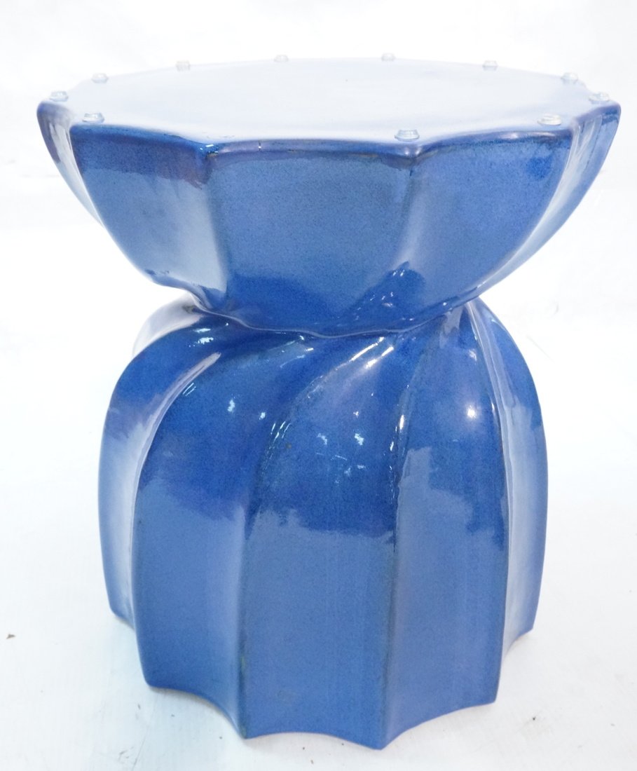 Contemporary Pottery Side Table Garden Stool.  Tw (1 of 5)
