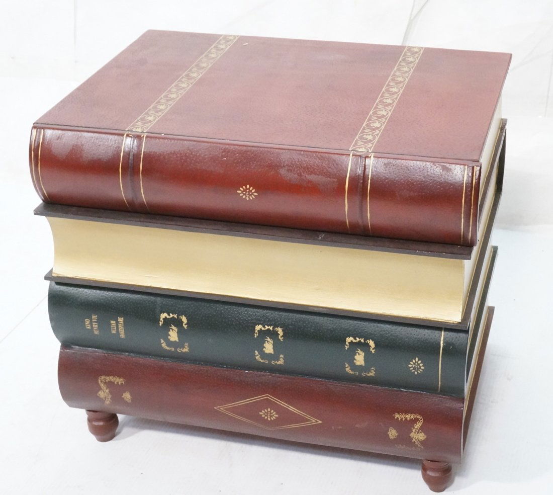 Contemporary Book Form Side Table with 1 Drawer. (1 of 7)