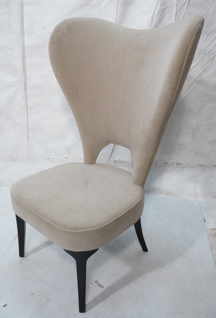 Contemporary Decorator Tall Back Lounge Chair.  W (1 of 8)