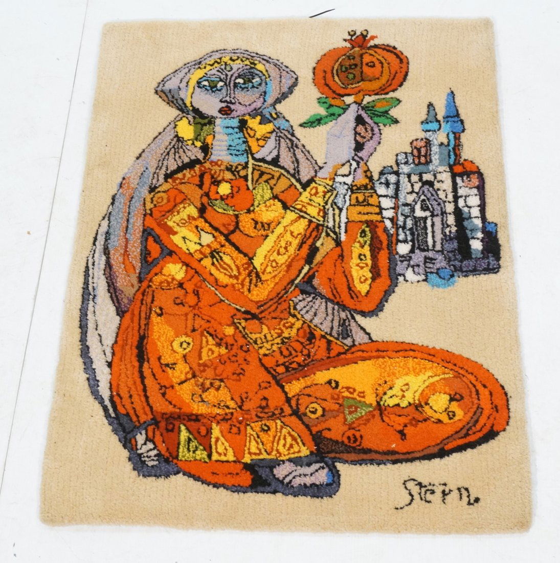 STEIN Wall Hanging tapestry. Modernist Abstract F (1 of 7)