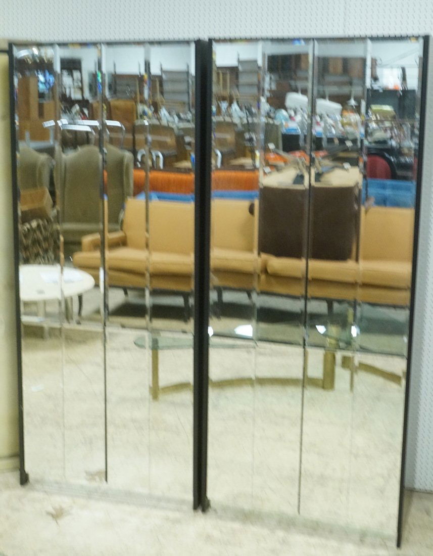 Pair of mirrored front cabinets wall units. Inter (1 of 7)