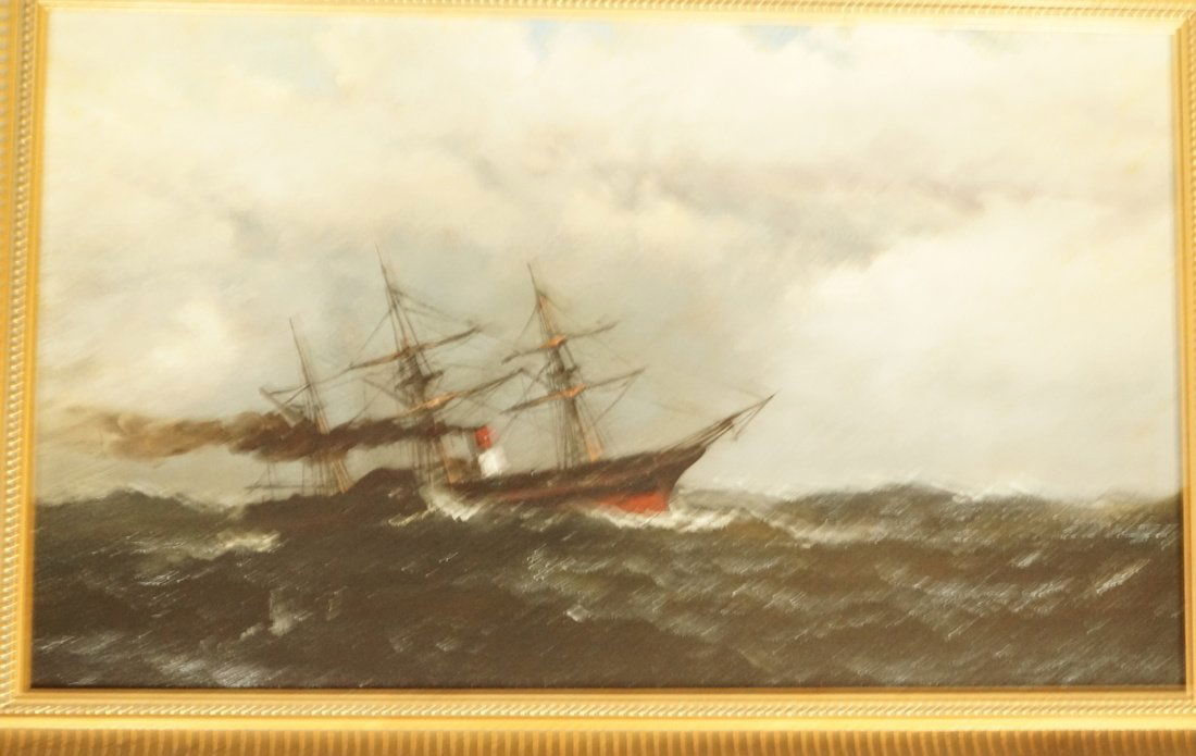 JAMES HAMILTON Oil Painting on Canvas 1874.  Sing (1 of 10)