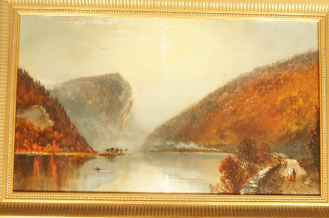 JAMES HAMILTON Oil Painting on Canvas 1874.  Dela (1 of 10)