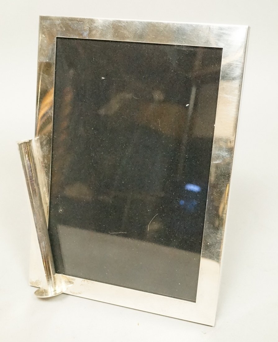 Web Sterling picture frame with built in bud vase (1 of 5)