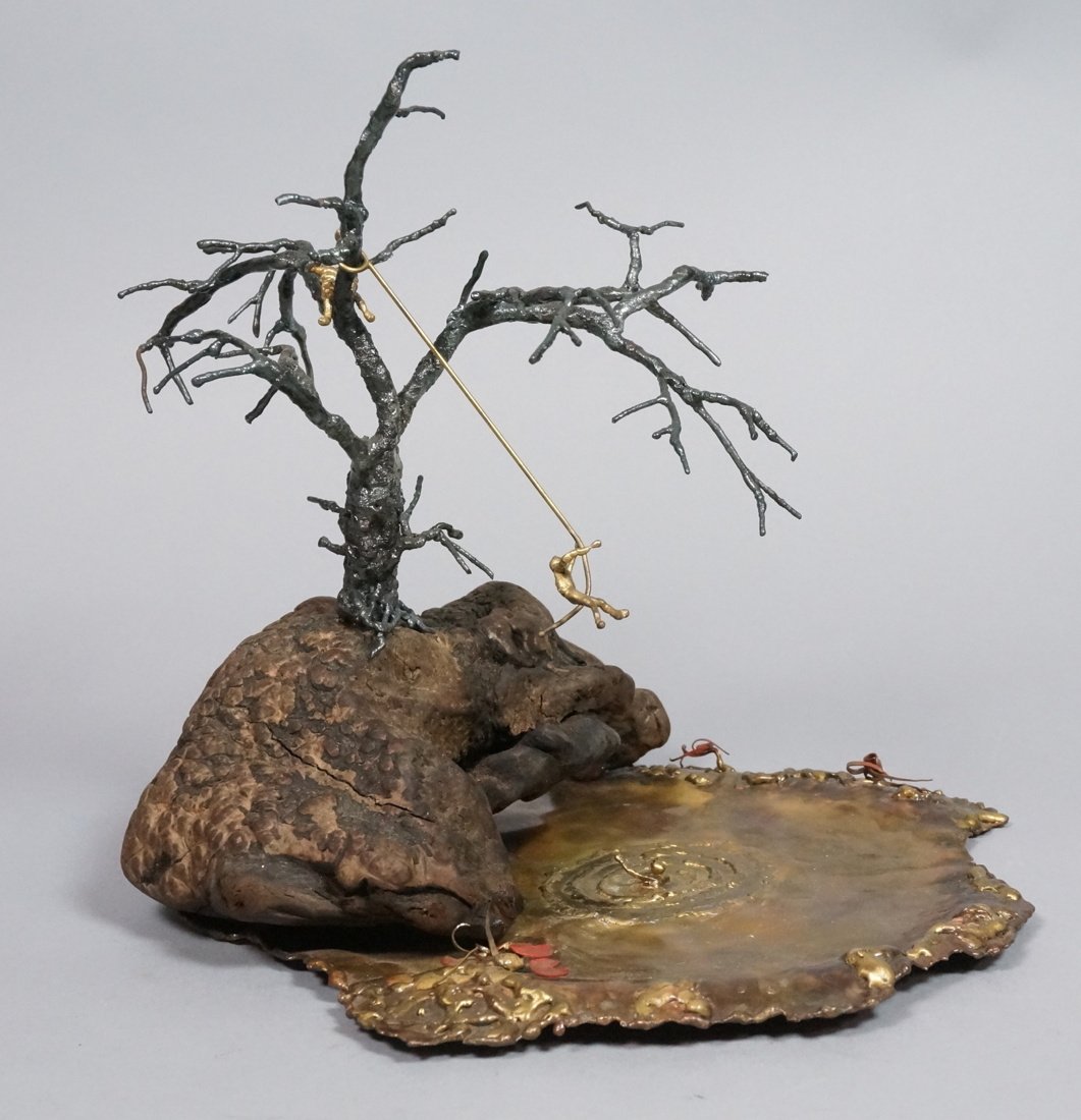 STUART HOECKEL '75 Wire Tree Form Table Sculpture (1 of 8)