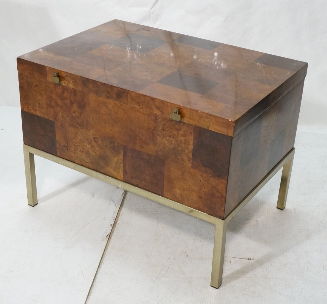 Lane American Modern Walnut Patchwork Trunk Table (1 of 8)