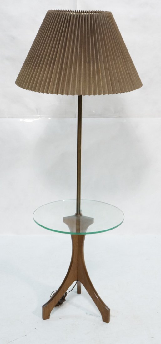 American Modern Lamp Table. Walnut Tripod Base wi (1 of 8)
