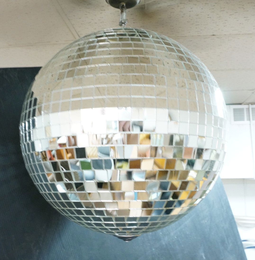 Large Mirrored Disco Ball. (1 of 8)