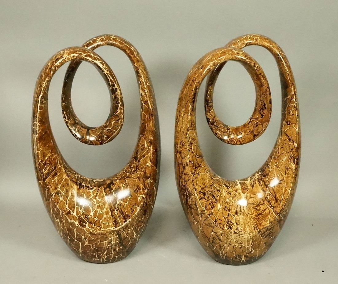 Pr Modernist Abstract Table Sculptures.  Tortoise (1 of 10)