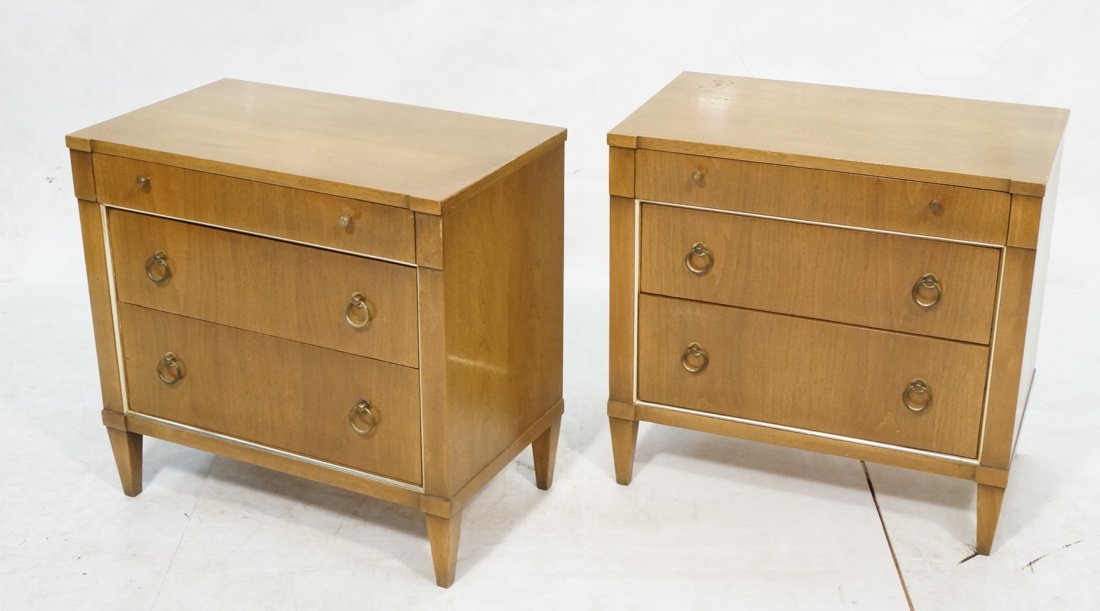 Pair John Stuart Bachelor chest Night Stands.  Ta (1 of 9)