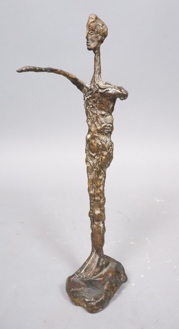 Modernist Abstract FARMIEOLE Bronze Figural Sculp (1 of 7)