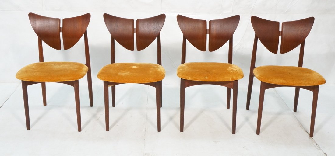 4pc Butterfly style American Modern Side Chairs. (1 of 7)