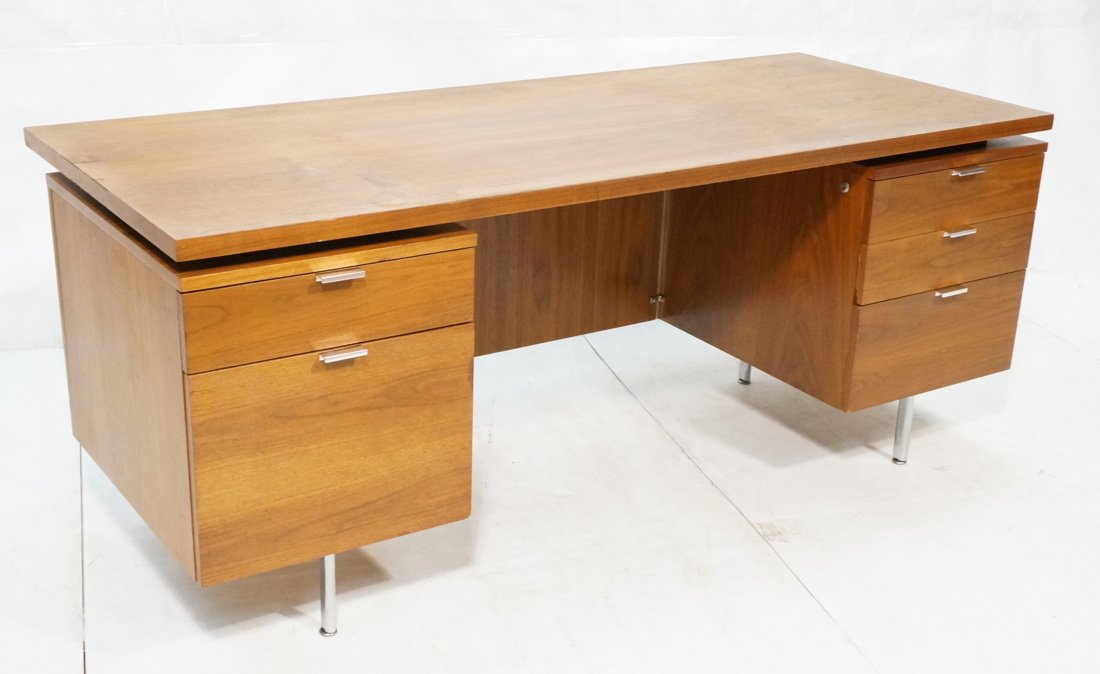 Large Modernist Executive Desk. American Modern W (1 of 10)