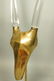 Large Brass Antelope Table Sculpture with Lucite - 3