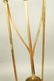 Set Brass Fists Modernist Fireplace Tools. Squar - 3