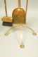 Set Brass Fists Modernist Fireplace Tools. Squar - 4