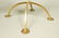 Set Brass Fists Modernist Fireplace Tools. Squar - 6
