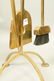 Set Brass Fists Modernist Fireplace Tools. Squar - 7