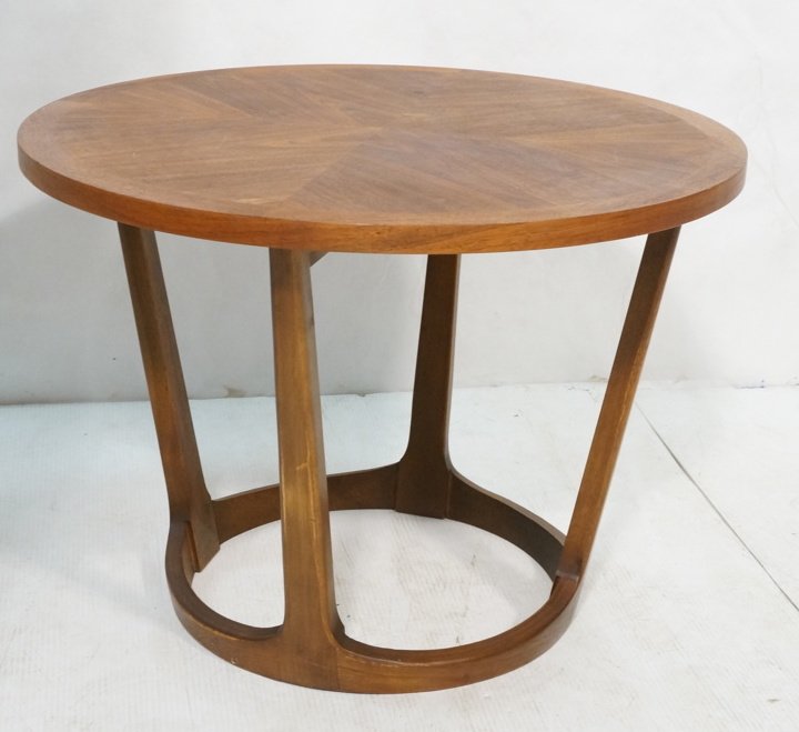 Lane Round Side End Table Pie Shaped Inlay Four Sep 15 2015 Uniques Antiques Inc In Pa