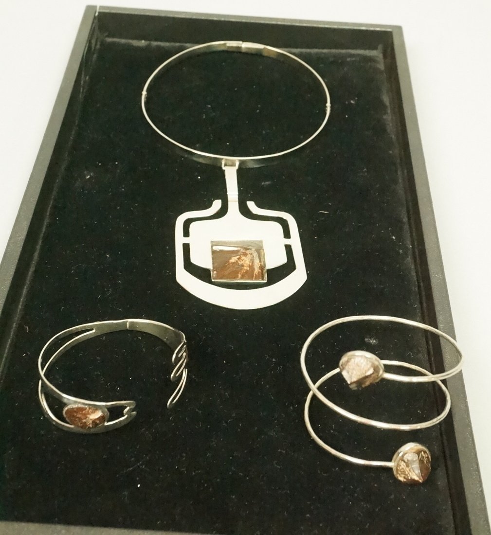 3pcs Modernist Contemporary Jewelry. Alessandra V (1 of 5)