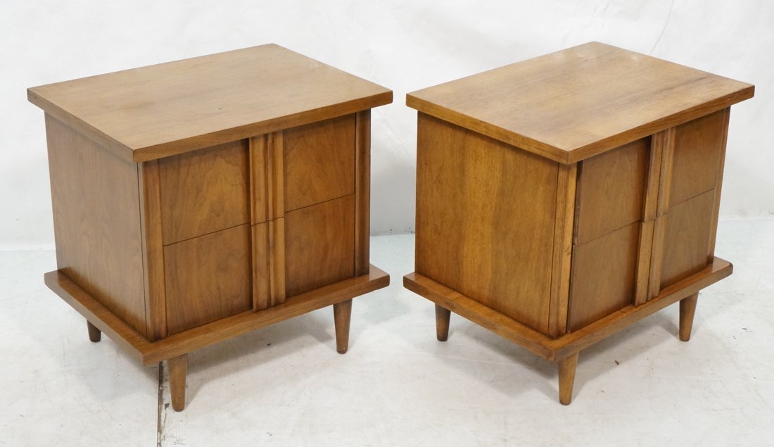 Pair American Modern Night Stands.  Side Cabinets (1 of 9)