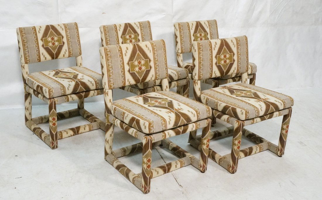 Set of 5 THAYER COGGIN dining chairs. Thayer Cogg (1 of 9)